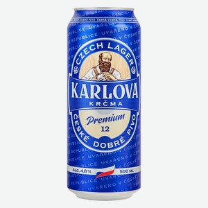 КАРЛОВА КОРЧМА Премиум 4,8% 0,5л