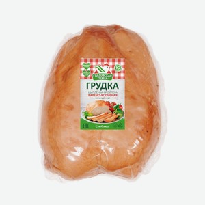 Грудка цыпленка-бройлера варено-копченая высший сорт в/у 1кг Глазовская птица