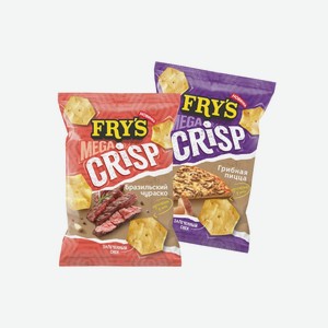 Снеки FRY’S пшенично-картофельные со вкусом  бразильский чураско /грибная пицца 85г