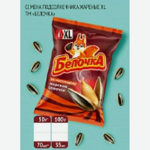 СЕМЕЧКИ  Белочка  XL жар. 100г Россия