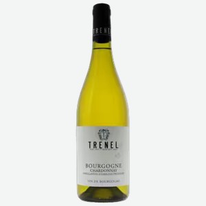 Вино Trenel Bourgogne Chardonnay белое сухое 0,75 л