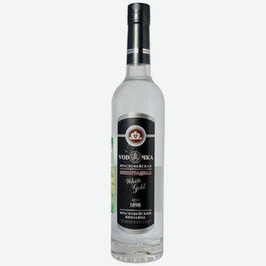 Водка виноградная Прасковейская WHITE GOLD 0.5л 0.5 л