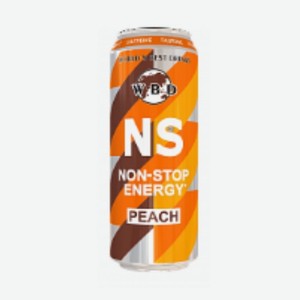 Напиток б/а тониз. газ.  NS  PEACH ж/б 0,45 л