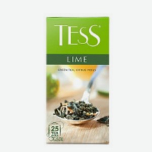 Чай зелен. ТЕСС Lime с цедр. 25х1,5 г