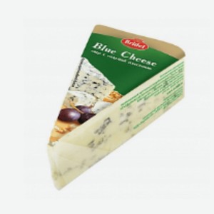 Сыр с голубой плесенью  BLUE CHEESE  BRIDEL 54% БЗМЖ 100г М Россия