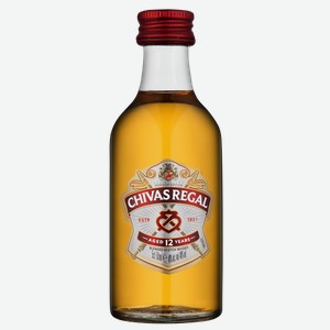 Виски Chivas Regal 12 Years Old 0.05 л