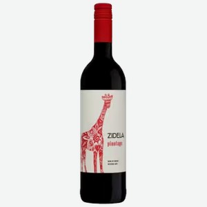 Вино Zidela Pinotage красное сухое 0,75 л