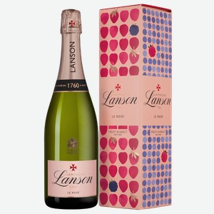 Шампанское Le Rose Brut Fruit Market Edition в подарочной упаковке 0.75 л