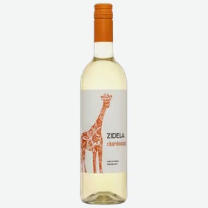 Вино Zidela Chardonnay белое сухое 0,75 л