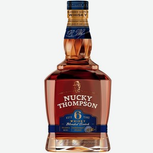 Виски Наки Томпсон (Nucky Thompson) купажированный 6 лет 40% 0,5л