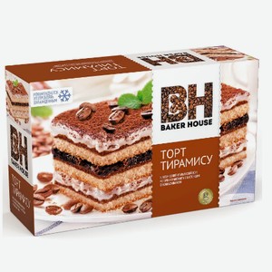 Торт бисквитный Baker House тирамису 350гр