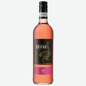 Вино Obikwa Rose розовое полусухое 0,75 л