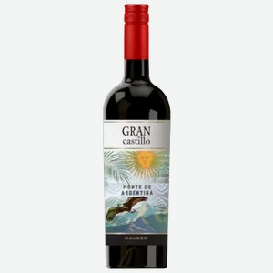 Вино Gran Castillo Malbec красное сухое 0,75 л