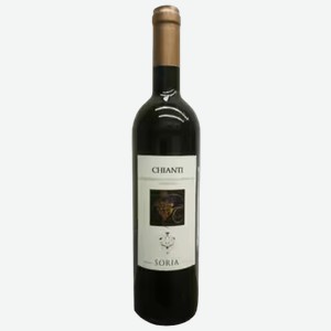 Вино Soria Chianti красное сухое 0,75 л