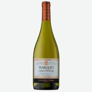 Вино Marques de Casa Concha Chardonnay белое сухое 0,75 л