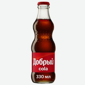 Добрый Кола 0.33л ст. Напиток сильногаз безалк