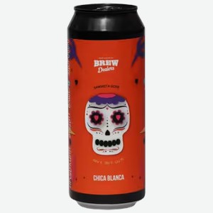 Пивной напиток Brew Dealers Chica Blanka светлый 0,45 л ж/б