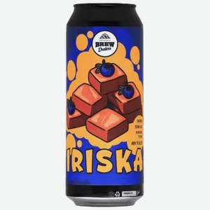 Пивной напиток Brew Dealers Iriska светлый 0,45 л ж/б