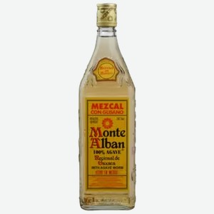 Мескаль Monte Alban with agave worm 0,75 л