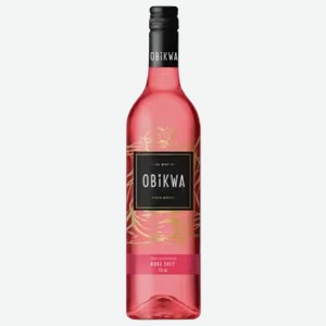 Вино Obikwa Pinotage розовое сухое 0,75 л
