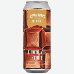 Напиток пивной Knightberg Chocolate Stout темное 0,45 л ж/б