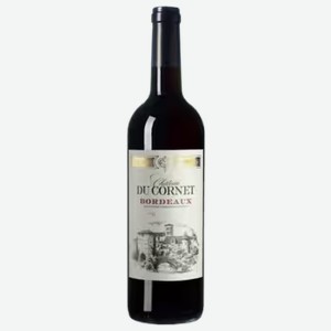 Вино Chateau du Cornet Bordeaux красное сухое 0,75л