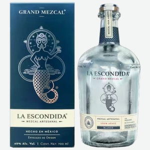 Мескаль Grand Mezcal La Escondida 0,7 л в подарочной упаковке