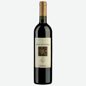 Вино Soria Nero d Avola красное сухое 0,75 л