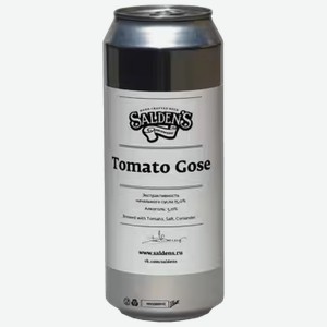 Пивной напиток Salden s Tomato Gose светлый 0,45 л ж/б