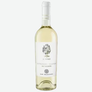 Вино San Marzano Il Pumo Sauvignon Malvasia белое полусухое 0,75 л