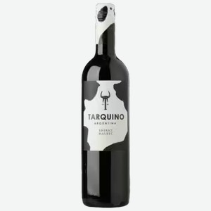 Вино Tarquino Malbec Shiraz красное полусухое 0,75 л