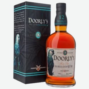 Ром Doorly’s 12 лет 0,7 л в подарочной упаковке