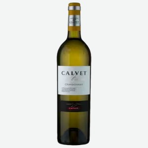 Вино Calvet Chardonnay белое полусухое 0,75 л