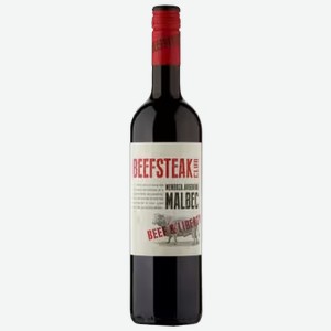 Вино Beefsteak Club Beef & Liberty Malbec красное сухое 0,75 л