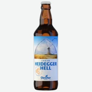 Пиво Gletcher Heidegger Hell светлое 0,5 л