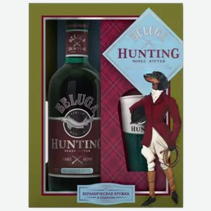 Ликер Hunting Ягодный 0,7 л в подарочной упаковке + кружка