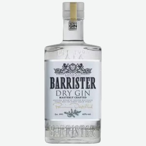 Джин Barrister Dry Gin 0,7 л