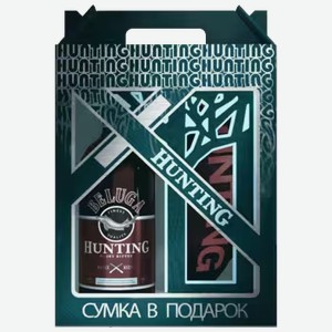 Ликер Hunting Berry Bitter 0,7 л в подарочной упаковке + поясная сумка