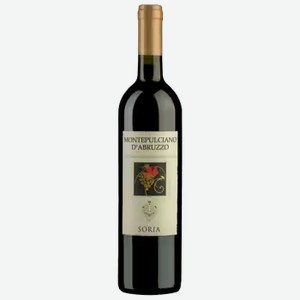 Вино Soria Montepulciano красное сухое 0,75 л
