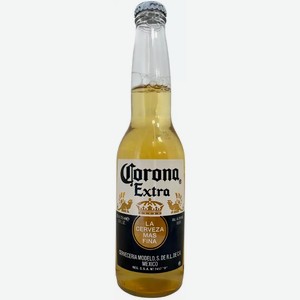 Пивной Напиток Имп. Corona Extra Светл. Фильтр. Пастер. Ст/Б 0,355Л
