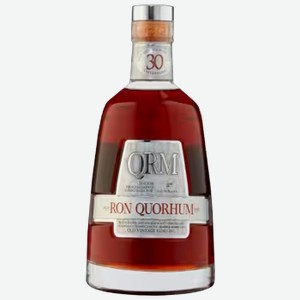 Ром Quorhum 30 лет 0,7 л в подарочной упаковке