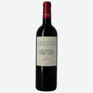 Вино Chateau Moulin Gauchan Medoc красное сухое 0,75 л