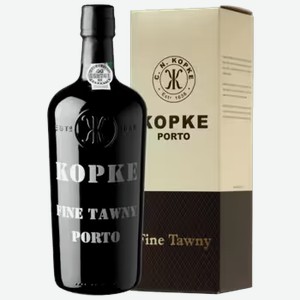Портвейн Kopke Fine Tawny 0,75 л в подарочной упаковке