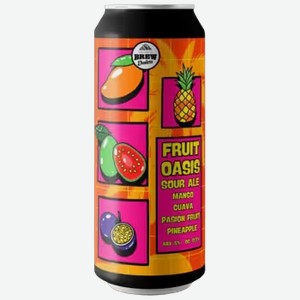 Пивной напиток Brew Dealers Fruit Oasis Sour Ale 0,45 л ж/б