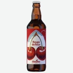 Пивной напиток Gletcher Rouge De Fleur темный 0,5 л