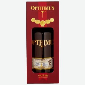 Ром Opthimus 18 лет 0,7 л в подарочной упаковке