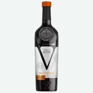 Вино Villa Krim Bastardo красное полусладкое 0,75 л