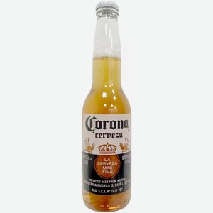 Пивной Напиток Имп. Corona Cerveza 4,5% Светл. Фильтр. Пастер. Ст/Б 0,355Л