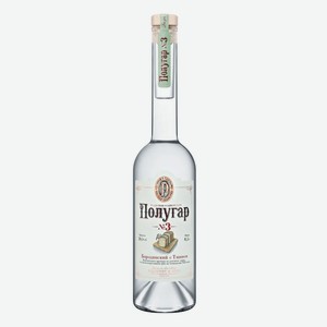 Водка Родионов с сыновьями ПОЛУГАР №3 БОРОДИНСКИЙ С ТМИНОМ 0.5 л 0.5 л