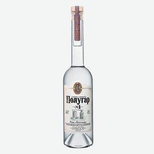 Водка Родионов с сыновьями ПОЛУГАР №1 ЗЕРНОВОЙ НАПИТОК 0.5 л 0.5 л
